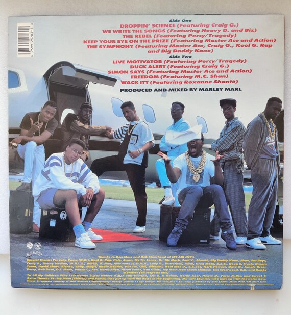 Marley Marl, Craig G, The Juice Crew / Droppin Science b/w The Symphony Marley Marl, Craig G, The Juice Crew / Droppin Science b/w The Symphony