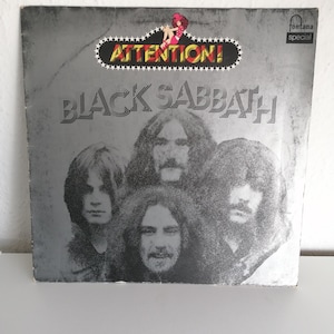 Black Sabbath – Attention! Black Sabbath! / Record Vinyl Fontana Special / Heavy Metal Album / Ozzy Osbourne / Tony Iommi