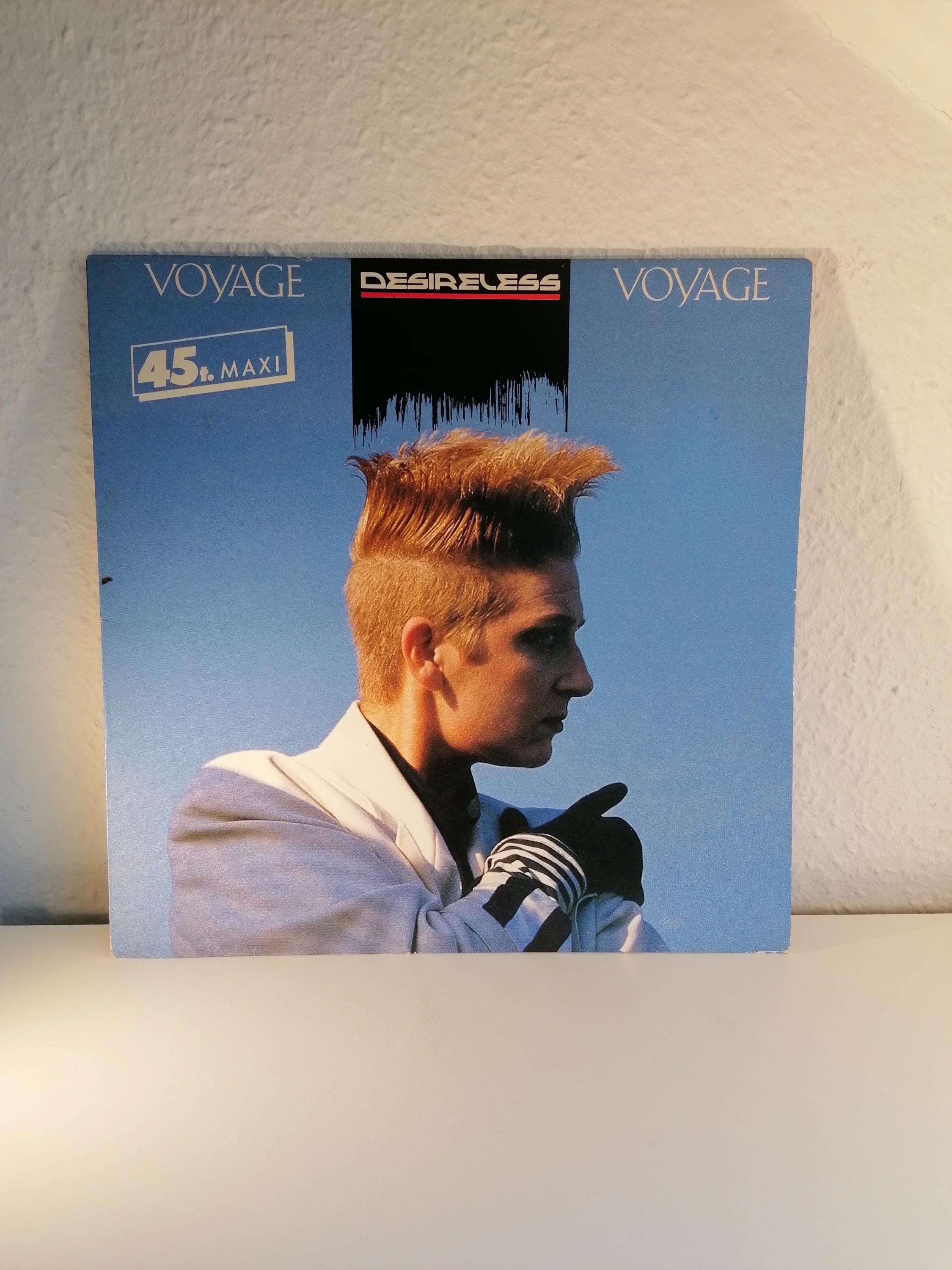 Desireless – Voyage Voyage Record Vinyl 12"- 45 RPM Single/French Synth-pop Electronic