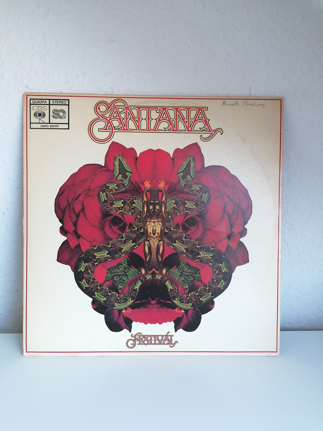Santana – Festival Vinyl Record Original Pressing Israel