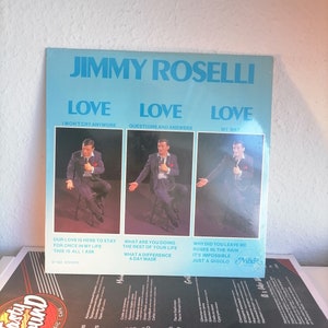 Vintage Vinyl Record Jimmy Roselli – Love Love Love Still Sealed blue cover version C1002 M&R Records