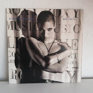 Roxy Music - Heart Still Beating Record Original 1990 UK 2 × Vinyl LP Vintage Bryan Ferry