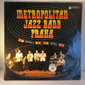 Metropolitan Jazz Band of Prague Spirála/Spiral Vinyl Record Album Dixieland Jazz / Czechoslovakia Vintage 1983
