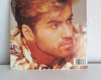 George Michael One More Try 7&quot;, 45 RPM Single Record Vinyl Pop Rock Ballad Synth-pop Vocal Vintage Records Faith