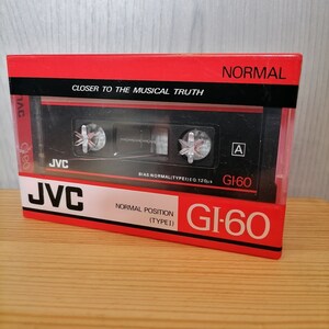Audiokassette JVC GI-60 leer, normaler Typ I, leere Audiokassette, neu, selten, neue Kassetten