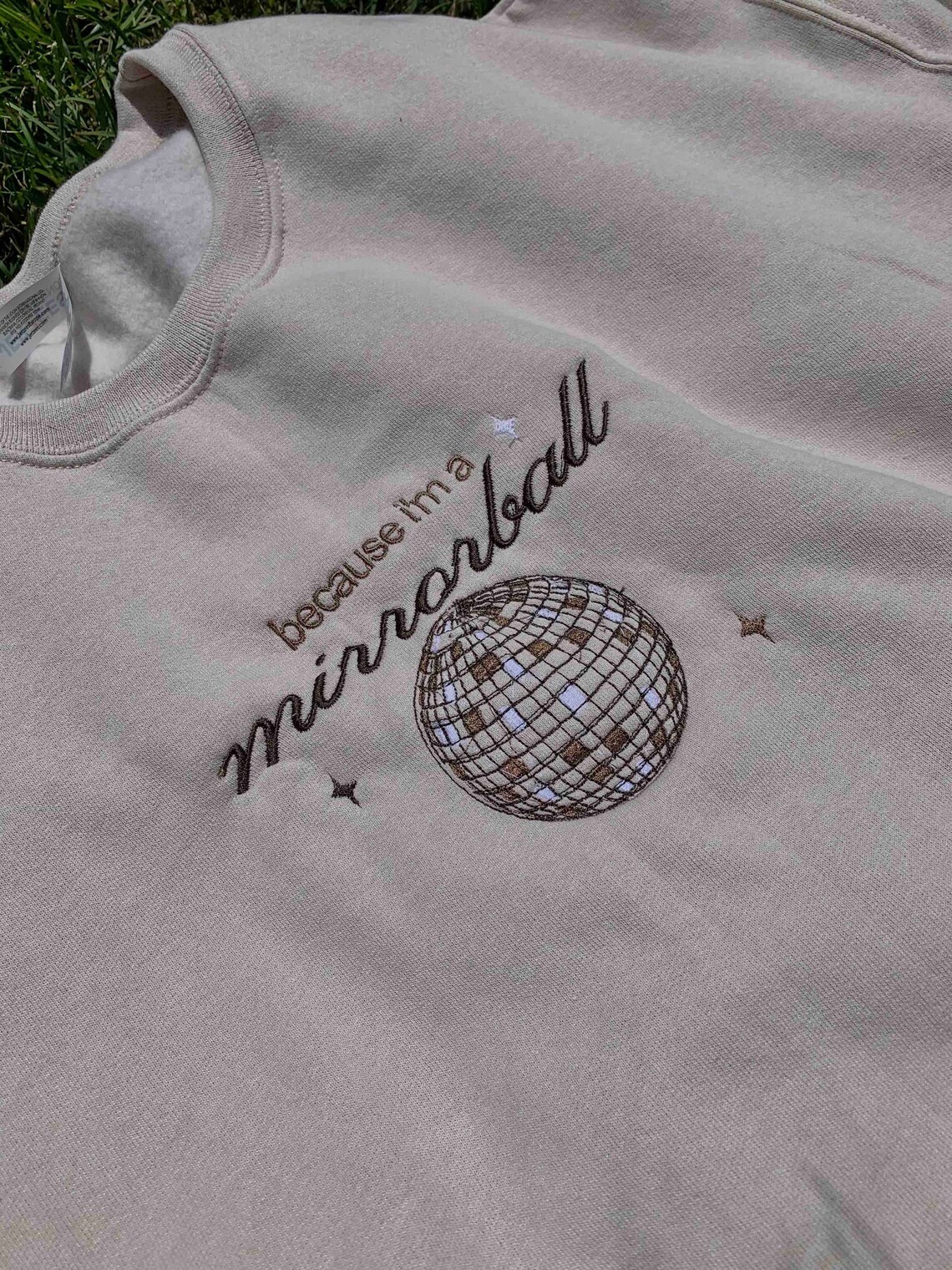 Taylor swift mirrorball crewneck brodé merch Etsy