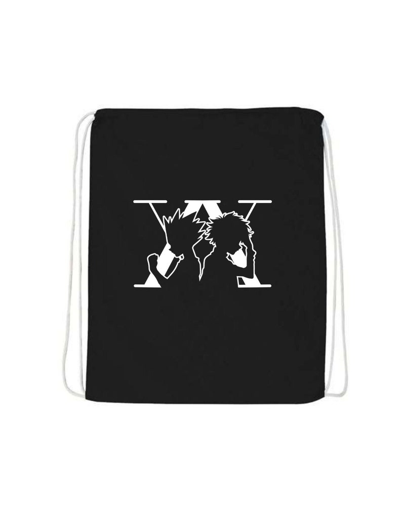 Drawstring Bag Hunter Anime Anime Gift Weeb Backpack Multiple Colors Anime Drawstring Bag