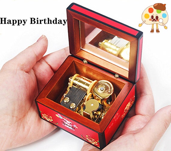 Happy Birthday Music Box Personalized Birthday Gifts for Etsy