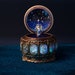 Twinkling LED Light Rotate Music Box,Vintage Music Box with 12 Constellations Rotating Goddess,Resin Carved   Musical Box Gift for Birthday 
