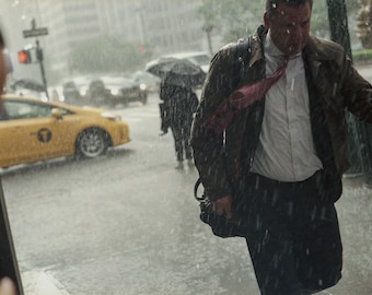 Downpour - New York Series Fine Art Print