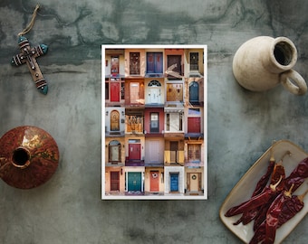 Albuquerque Doors - New Mexico Series Fine Art Print