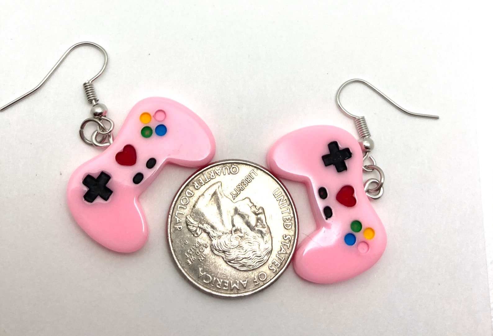 Game Controller Earrings Gamer Jewelry Cute Video Game Etsy