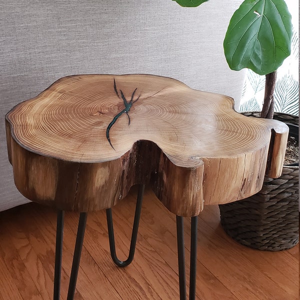 Live Edge Resin Coffee and End Tables