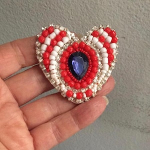 Patriottische pin, VS-pin, Empire-pin, Amerikaanse vlagpin, VS-vlag hartspeld, hart VS-broches, prendedor VS, patriottische pin, patriottische broches