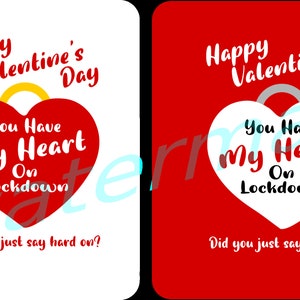 My Heart On Lockdown Valentines Day Pun Naughty SVG Cricut