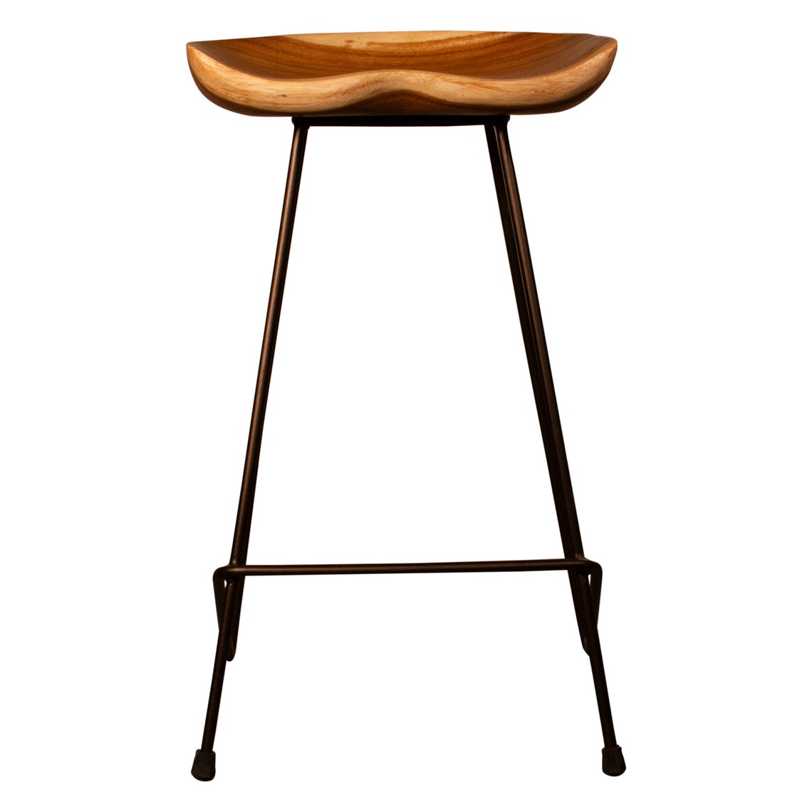 Solid Wood Bar Stool Teak Counter Stools Wood Pub Stools Etsy Canada