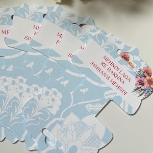 Custom Bangle Holder Card | Bracelet Card | Bangle Favour | Bangle Bar | Mehndi Favour Label | Mehndi Laga Ke