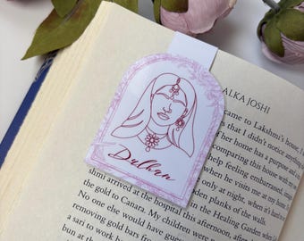 Custom Bridal Magnetic Bookmark | Indian Bride | Desi Bride | Bridal Gift | Bridal Stationary | Indian Wedding Stationary