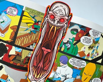 Illustrated Nosferatu Vampire Bookmark for readers of fantasy, horror, and gothic books