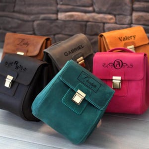 Personalisierte Leder Make-up Tasche, Monogramm Reisekosmetiktasche, benutzerdefinierte Kulturtasche für Frauen, tägliches Organizer Geschenk für sie, Dopp Kit
