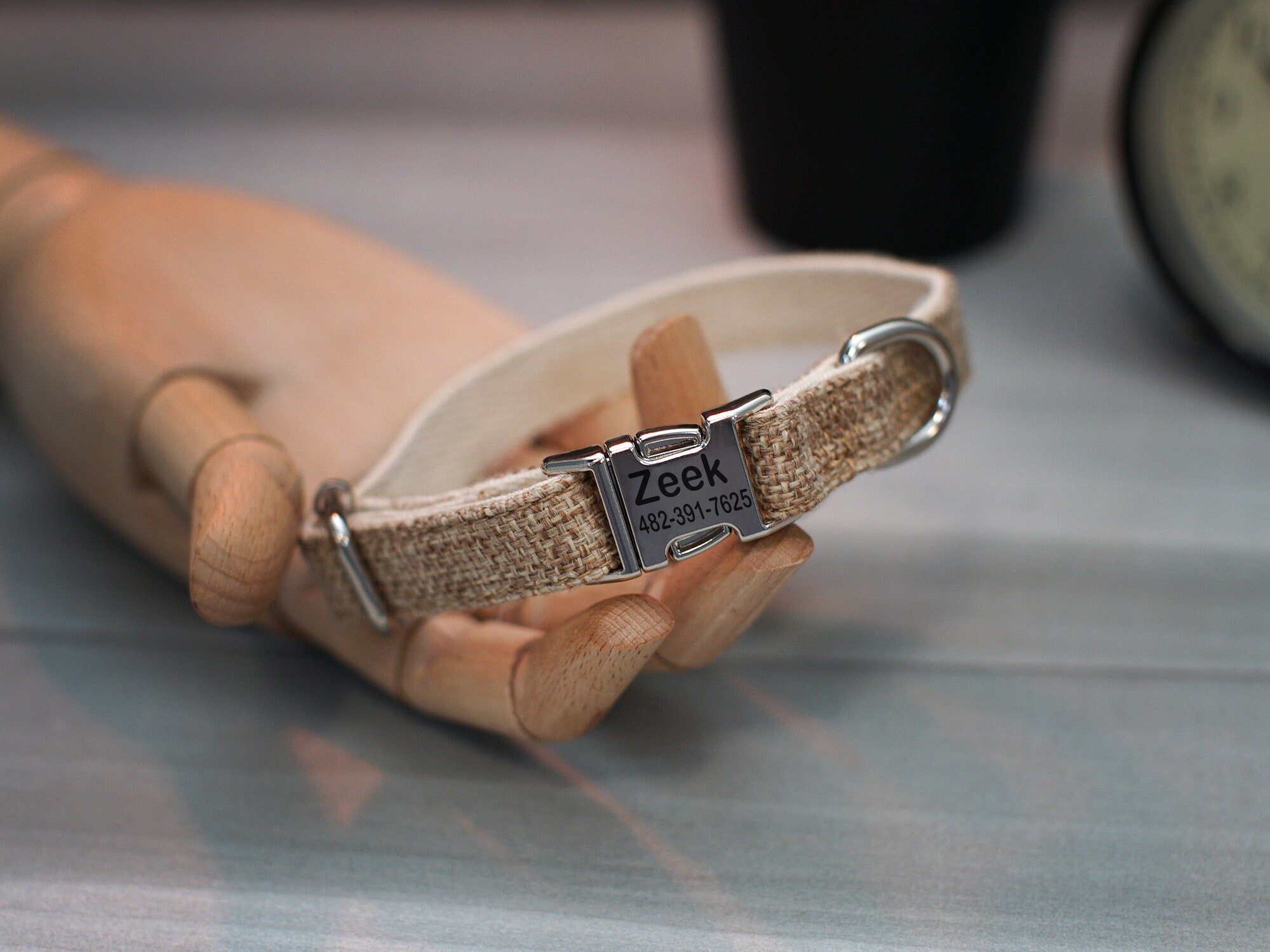 Eco Friendly Hemp Sustainable Cat Collar Personalized Cat Etsy