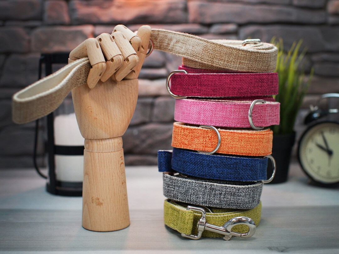 Hemp Cotton Dog Leash, Natural Hemp Dog Leash With Padded Handle