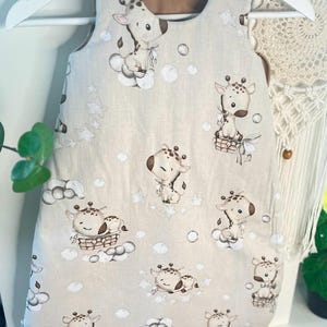 Baby sleeping bag, Cotton Baby Sleeping Sack, Gender neutral Nursery, Newborn bedding