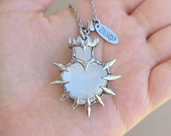 Handmade Refillable Glass Heart Pendant –The Urge