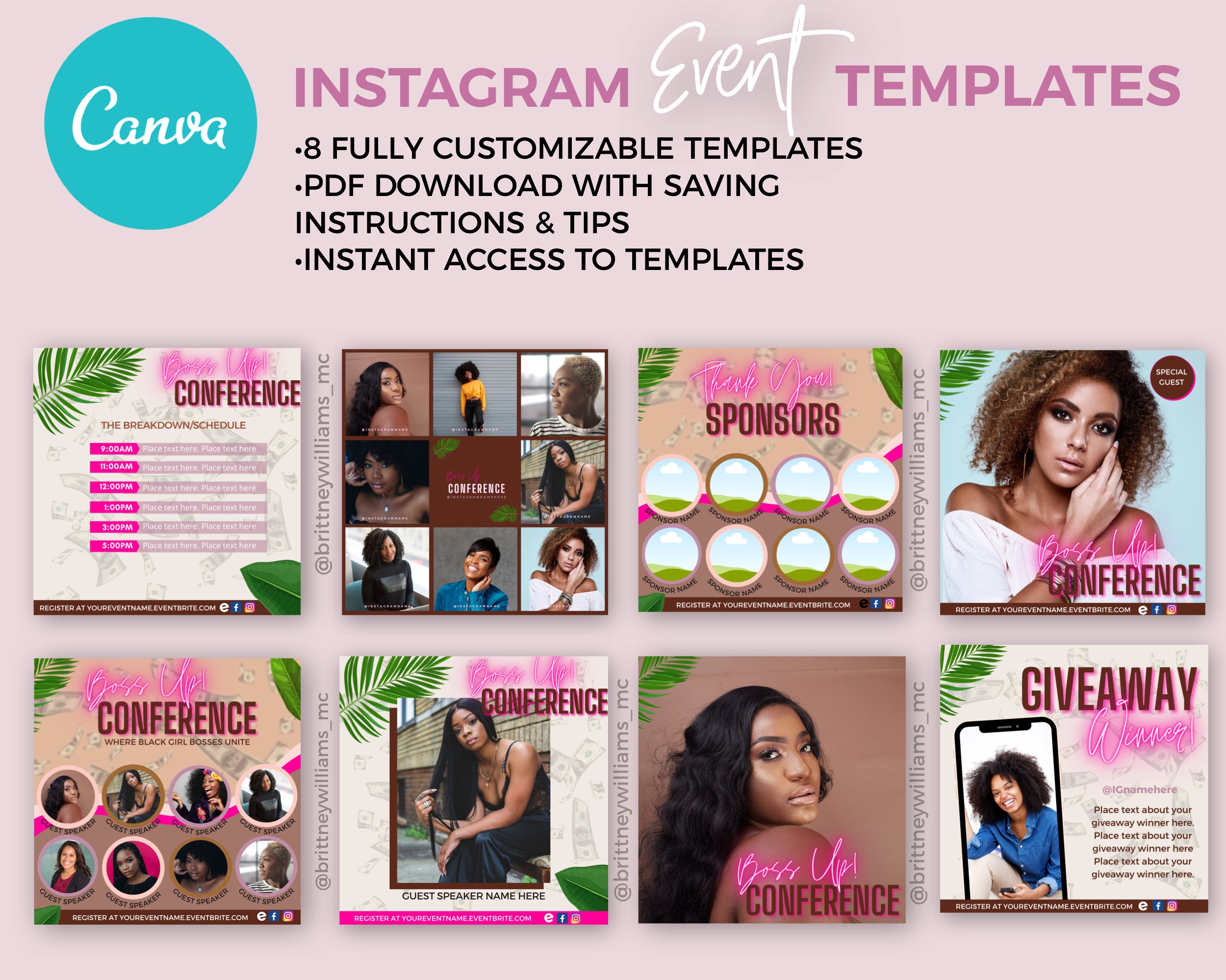 Canva Instagram Event Templates | Viral Instagram Templates | Social ...