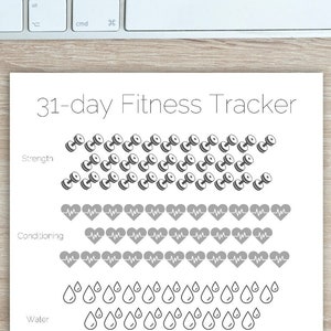 Fitness Tracker | Black and White | Minimalist