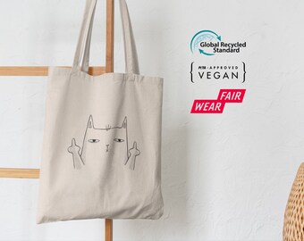 Tote Bag With Zip Mother Of Cats 2 Tote Bag With Zip Mother Of Cats 2