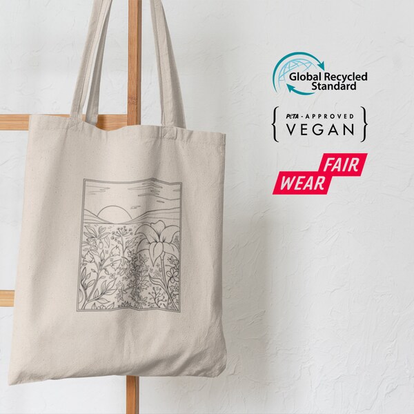 Art Canvas Tote Etsy