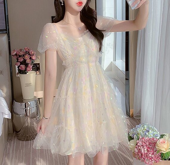 Love Cottagecore Dress Casual Floral 