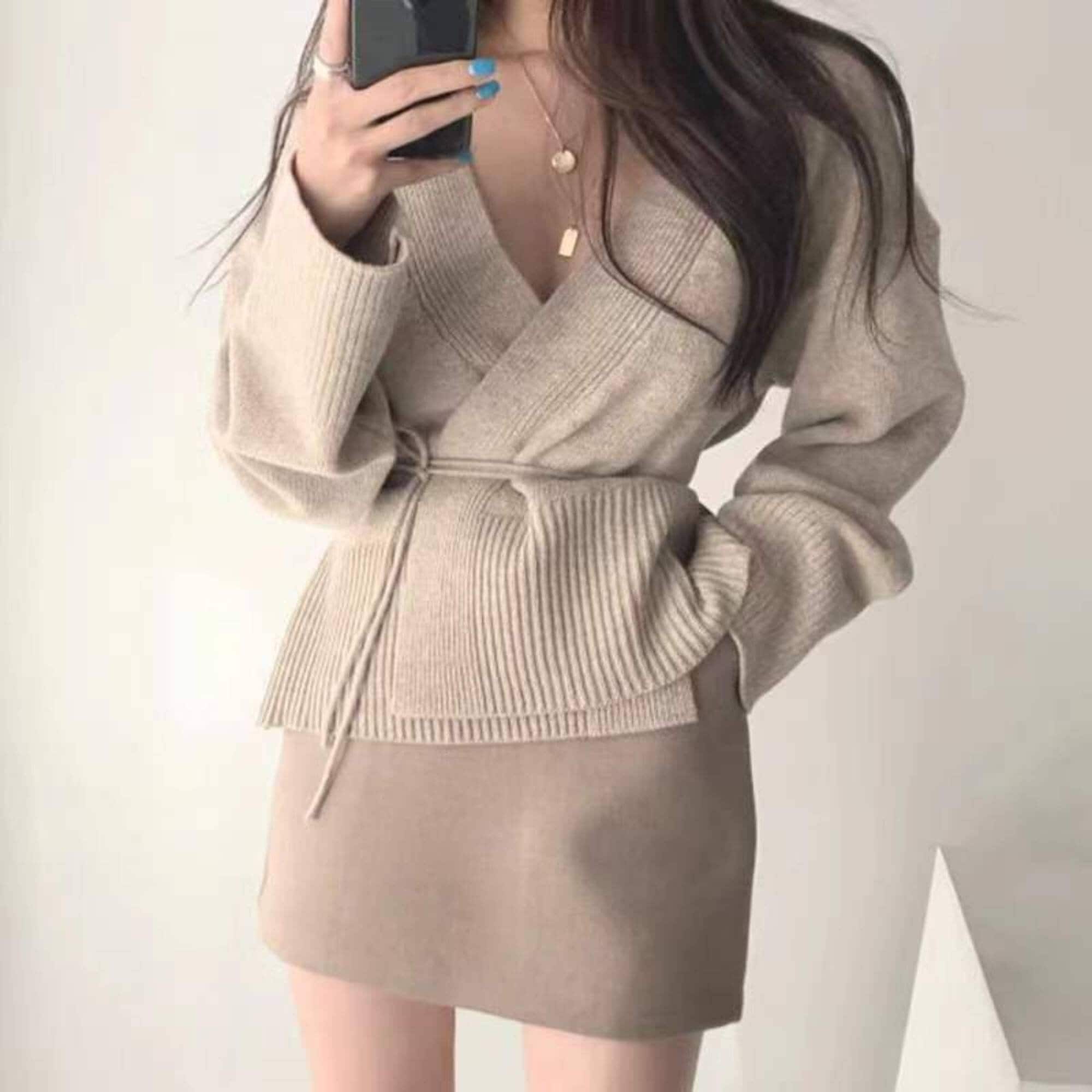 Tie Wrap Sweater - Etsy