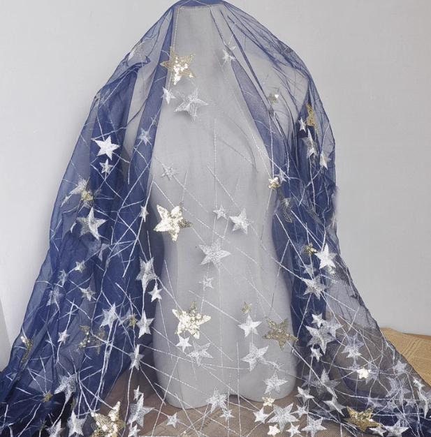 Navy Gold Star Dress - Etsy