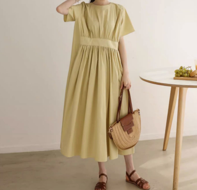 Yellow Linen Dress Loose Linen Dress Linen Maxi Dress Women Etsy