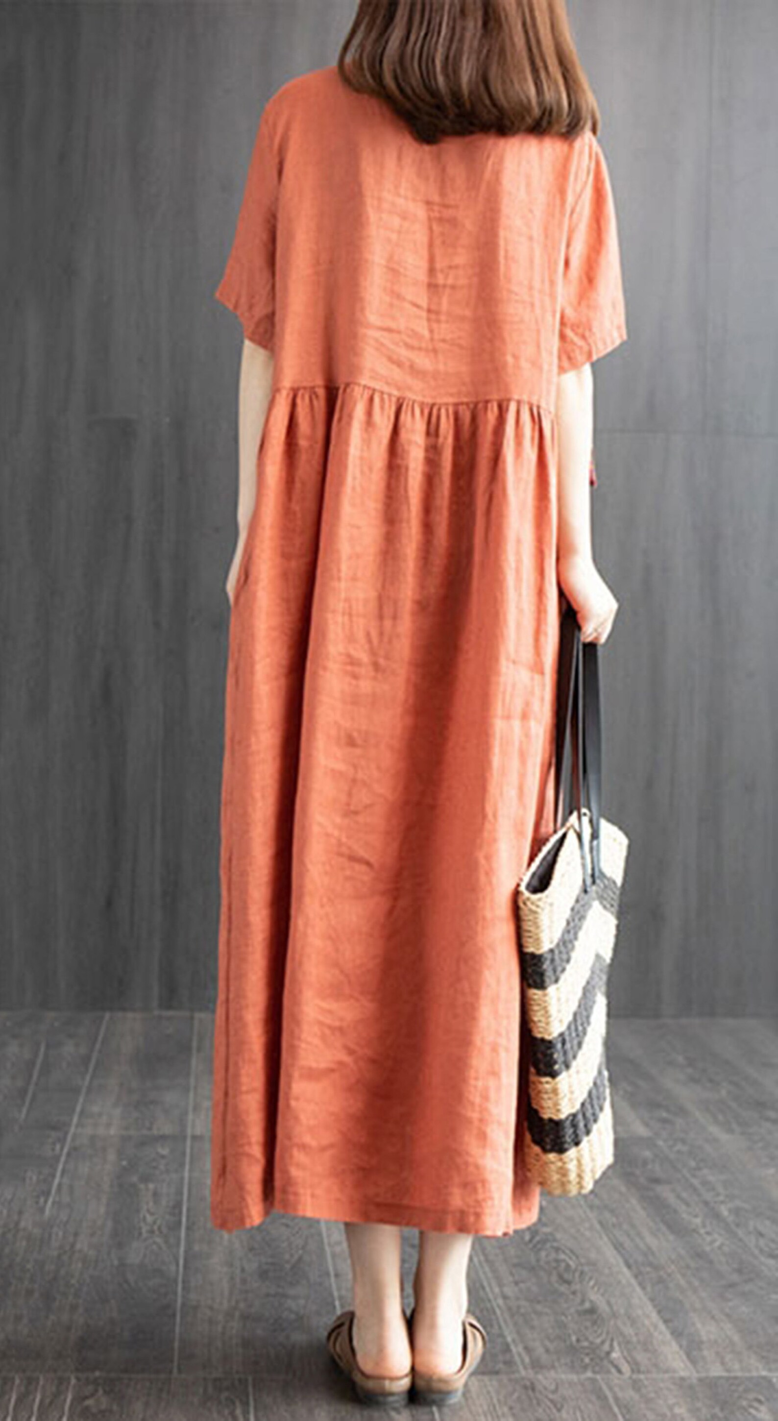 Design Linen Dress Linen Summer Dress Maxi Dress Women Etsy
