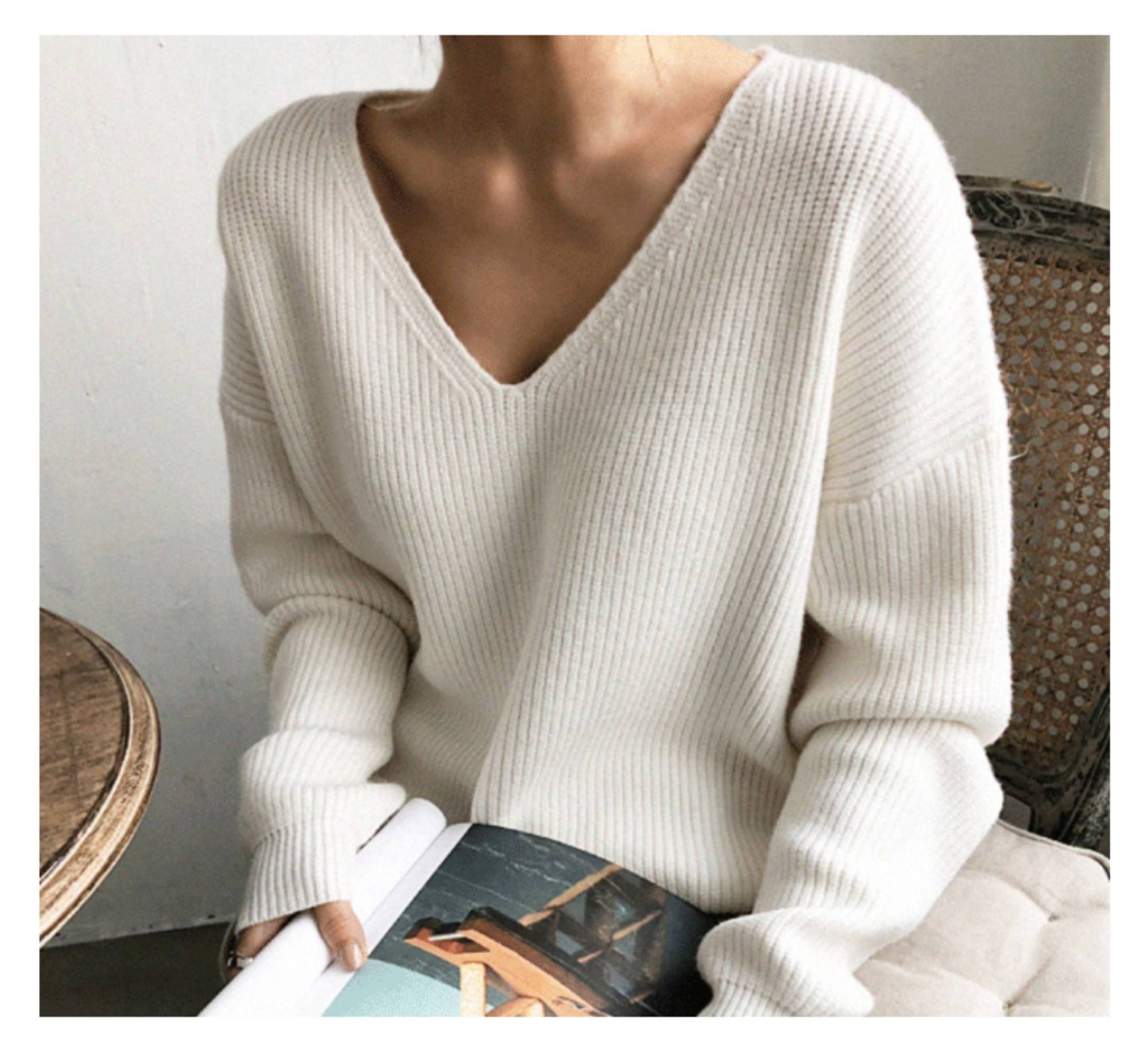 Simplicity Knit Wrap Sweater Women 