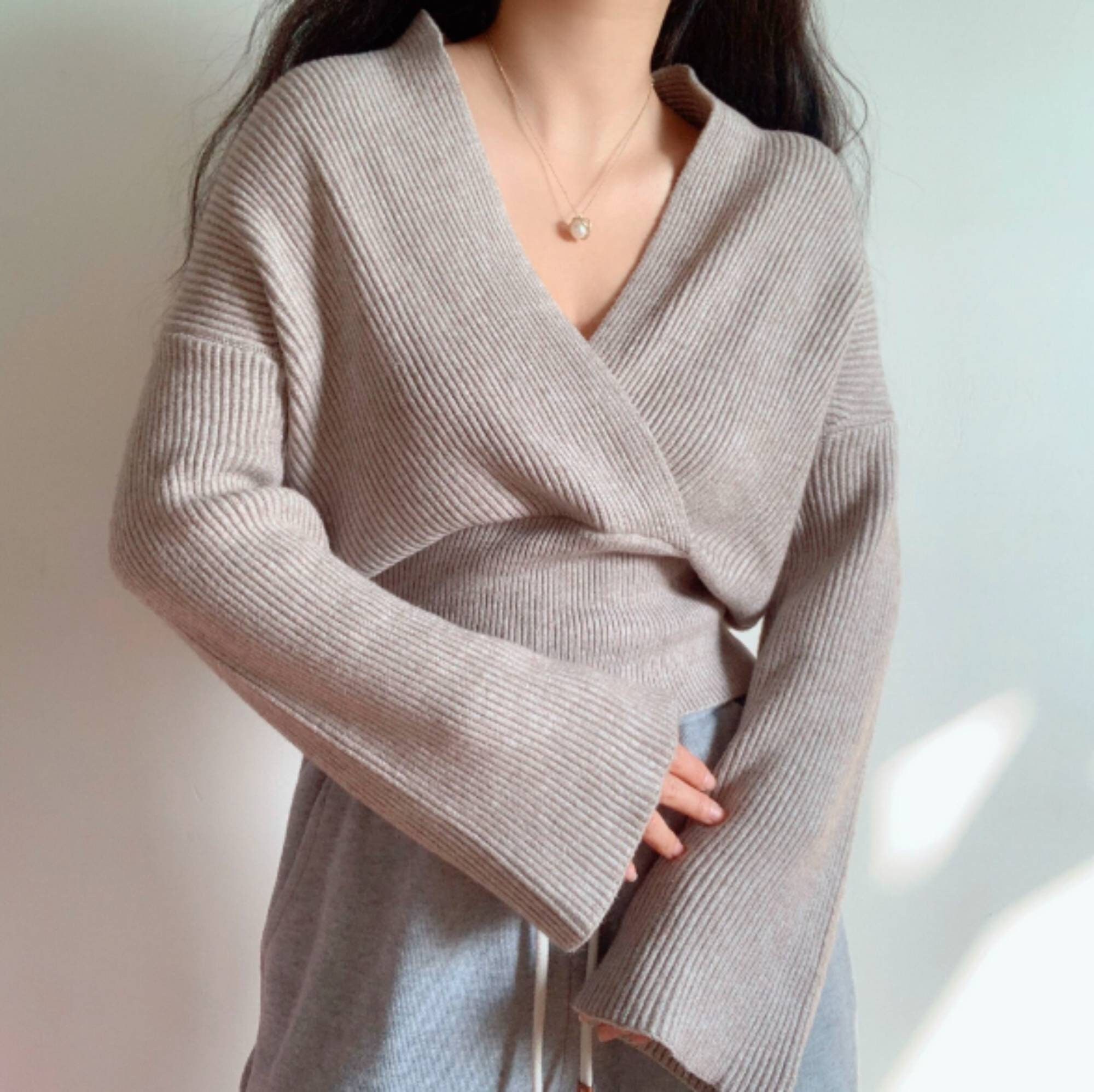 Ballet Wrap Sweater - Etsy