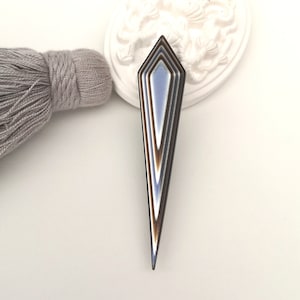 Vintage Lea Stein brooch - geometric