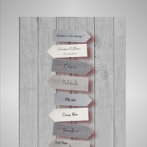 Wedding directional panel, decorative panel, decorative arrow, wooden sign, directional arrow, welcome wedding sign