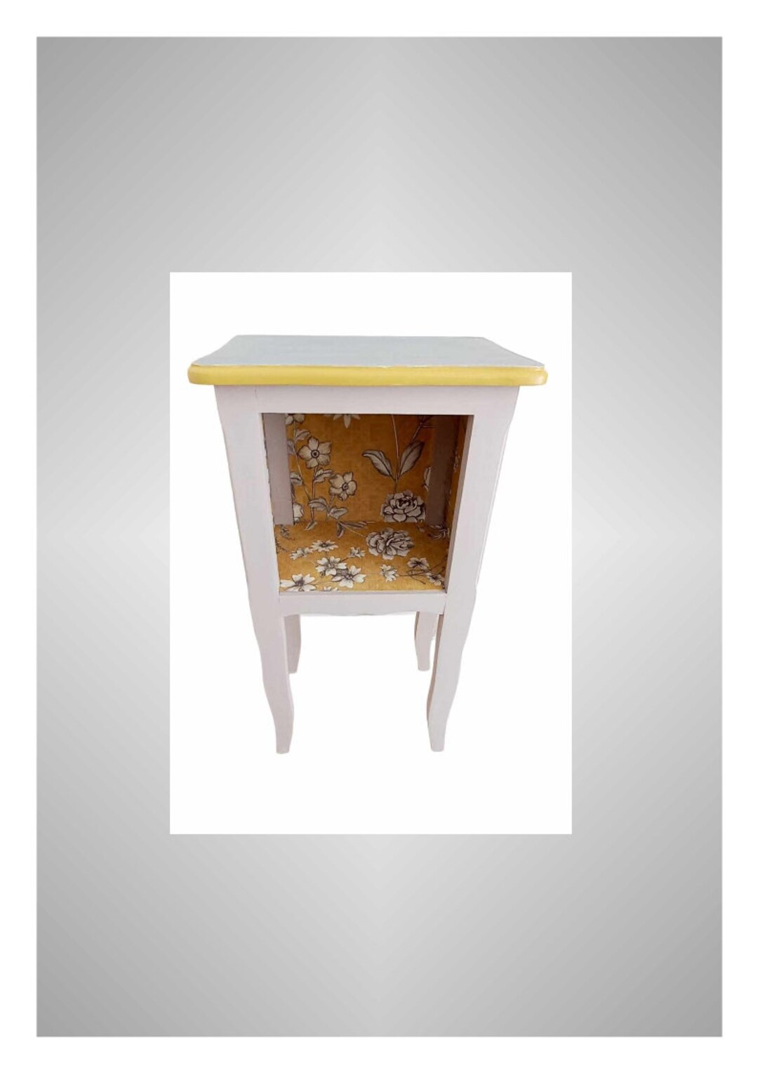Revamped Old Bedside Table Vintage Bedside Table Occasional Etsy