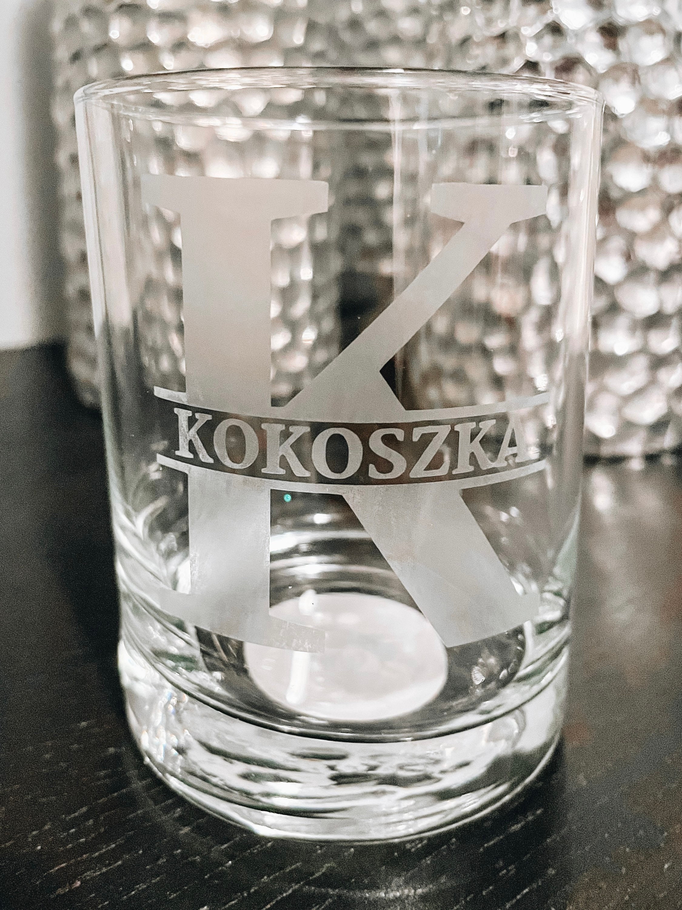 14oz Customizable Glass Etched Whiskey Glasses Etsy