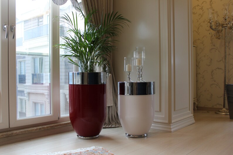 Luxury Flower Pot Luxury Planter Plant Pot Living Room Etsy