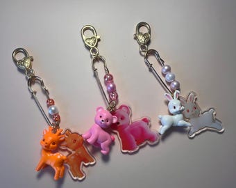 Mini Animal Charmy Chan Figure Bag Charm