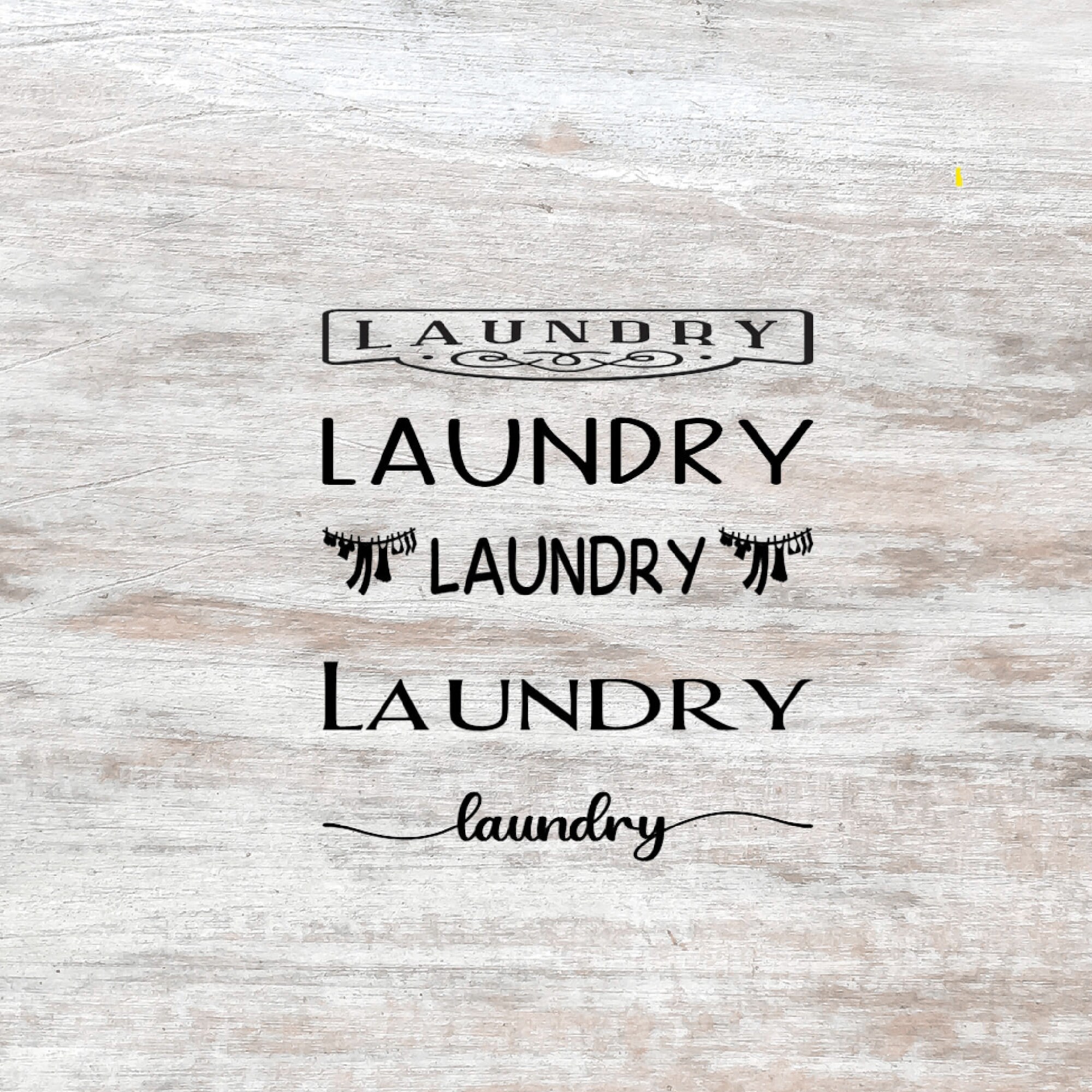 Laundry Vinyl Decals Laundry Room Door Decal Laundry Decal Etsy