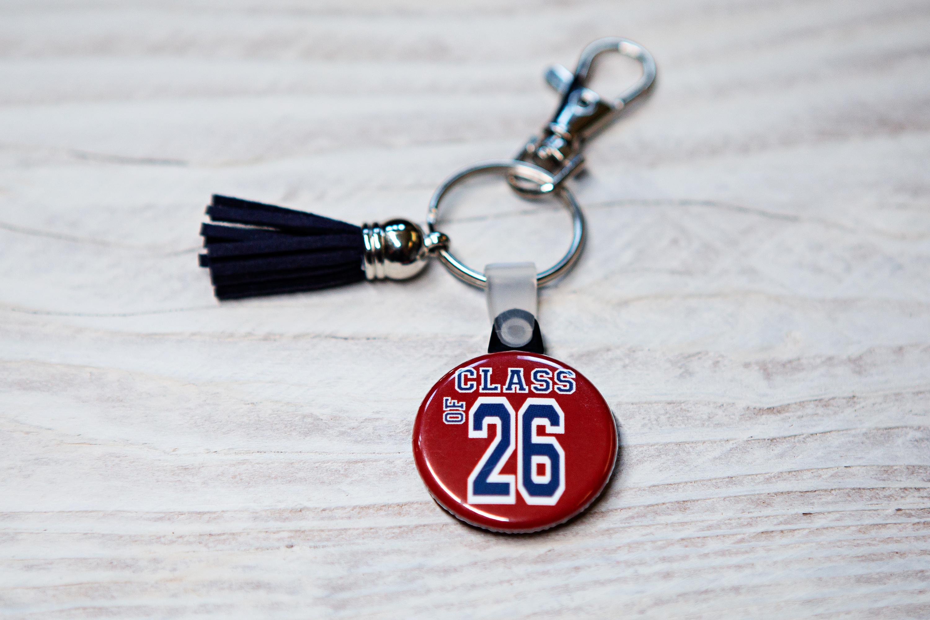 2026 CUSTOM School Color Class Of 2026 Tassel Keychain Graduation High 2026-custom-school-color-class-of-2026-tassel-keychain-graduation-high