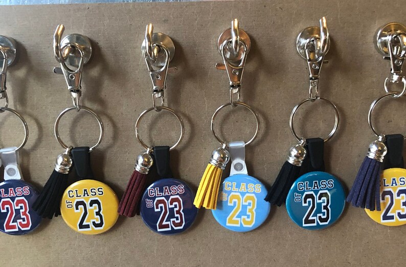 CUSTOM Class of Tassel 2023 Keychain Graduation Etsy