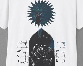 CAVE ソフトシャツ - オルタナティブ パンク グランジ オルタナティブ ゴシック エソテリック ストリートウェア オーバーサイズ シャツ