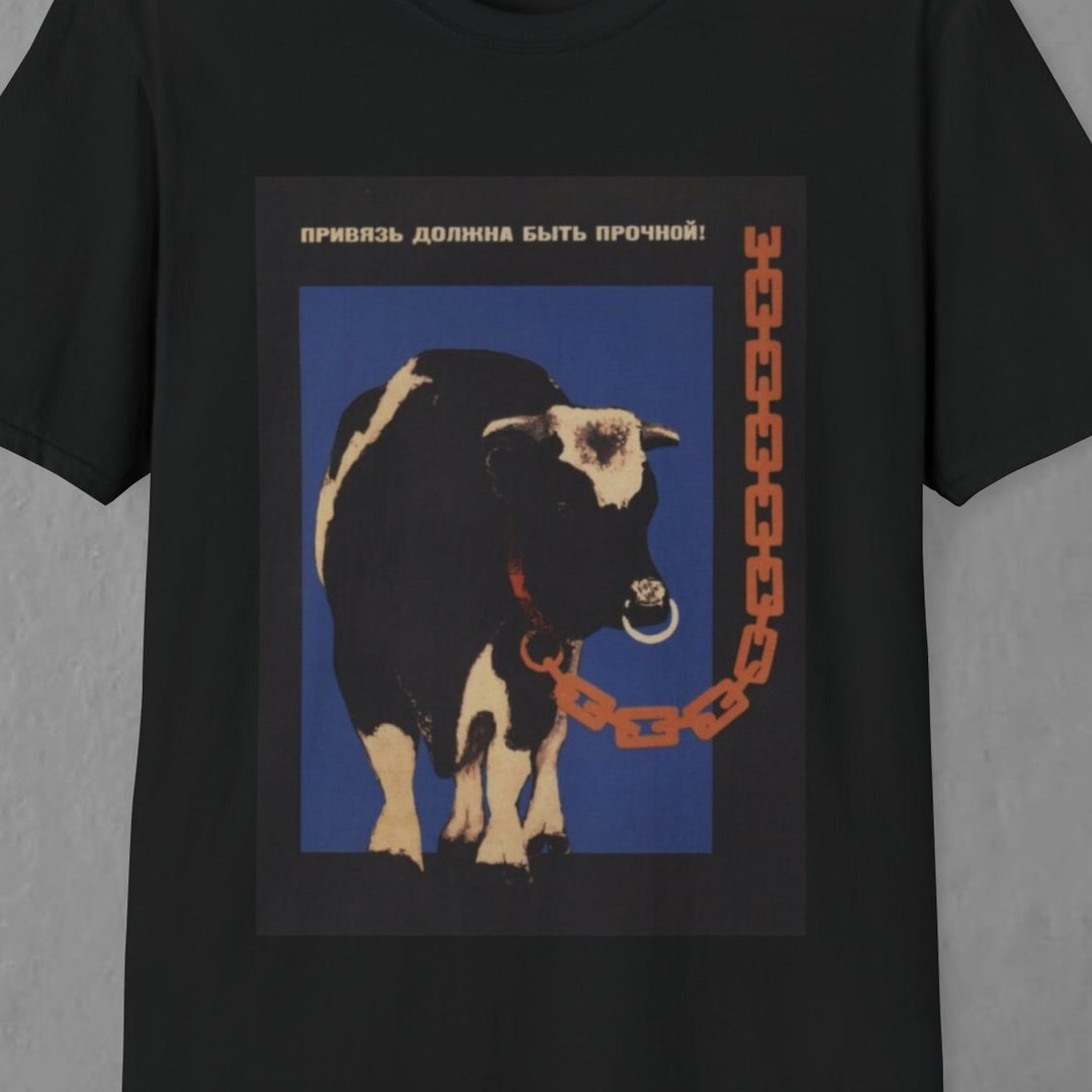 COW Shirt Soviet USSR Russian Punk Alternative Alt Shirt - Etsy